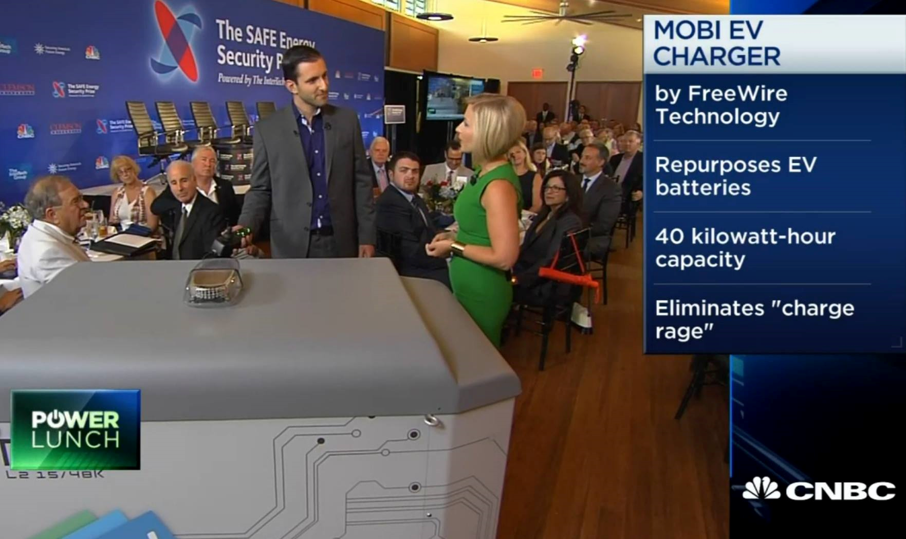 FreeWire Mobi EV Charger featured on CNBC